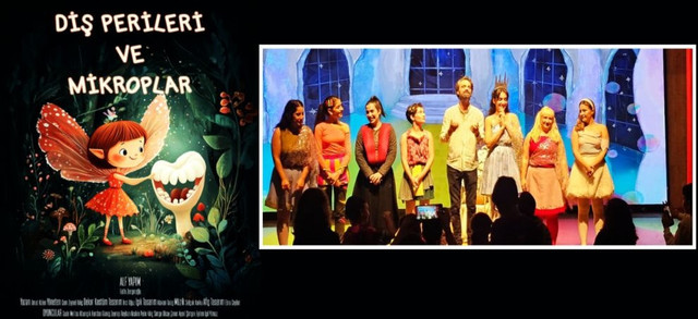 "Diş Perileri ve Mikroplar" isimli çocuk oyunu prömiyer yaptı... - Resim : 1