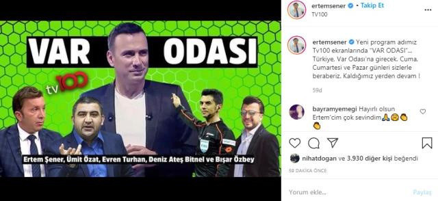 Beyaz TV'den olaylı ayrılmıştı! Ertem Şener'in yeni adresi belli oldu! - Resim : 1