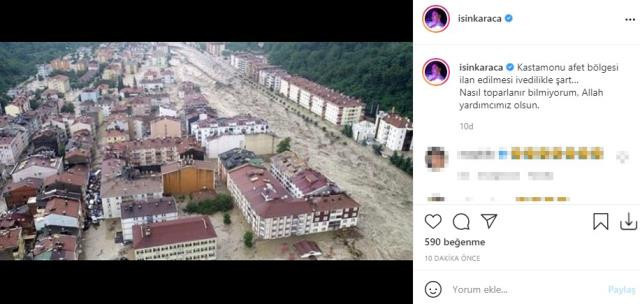 Karadeniz'de sel felaketi! Ünlü isimler yaşanan afete sessiz kalmadı - Resim : 3