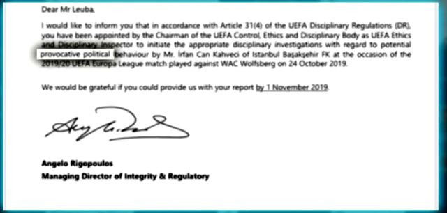 UEFA skandal İrfan Can Kahveci kararı! - Resim : 1