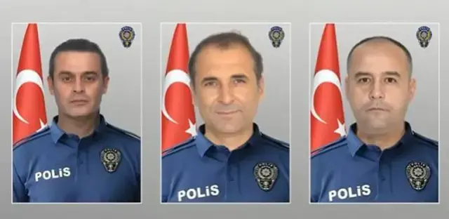 Türkiye şehitlerine ağlıyor: Yalova'da 3 şehit polis için cenaze töreni - Resim : 1