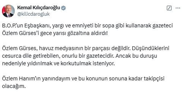 Gazeteci Özlem Gürses gözaltına alındı: Gerekçe halkı yanıltıcı bilgiyi alenen yayma! - Resim : 2