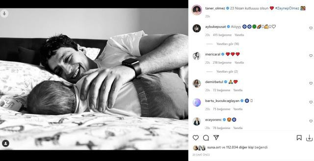 Taner Ölmez'den kızı Zeynep'le ilk paylaşım! Beğeni butonu çöktü - Resim : 1