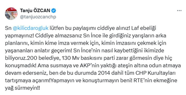 Tanju Özcan'dan Kılıçdaroğlu'na 'Kurultay' ayarı! "2014 dahil tüm CHP Kurultayları..." - Resim : 2