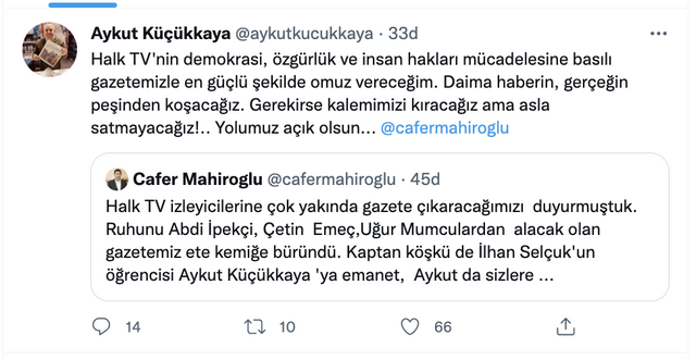 Halk Gazete Genel Yayın Yönetmeni'ni duyurdu! Kaptan köşkü kime emanet? - Resim : 1