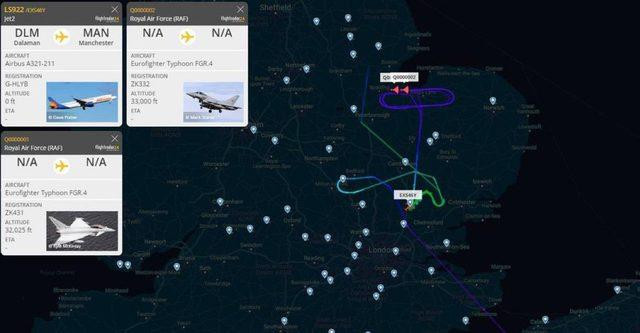 Dalaman’dan Manchester’a giden uçakta bomba alarmı! Savaş uçakları havalandı… - Resim : 4