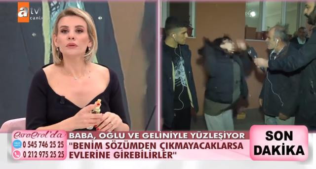 Esra Erol'un canlı yayınında ortalık karıştı! "Bu kaçıncı eşin?" diyen kayınpederine saldırdı - Resim : 2