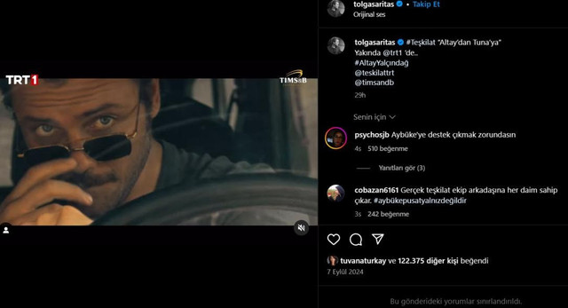 Teşkilat'ın yıldızı Tolga Sarıtaş'a tepki yağdı! Herkes destek mesajı bekliyordu... - Resim : 2