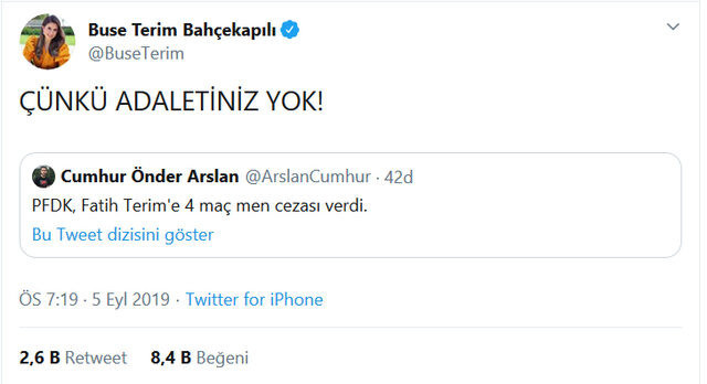 Fatih Terim'e ceza verildi, kızları Buse ve Merve çıldırdı - Resim : 2