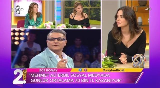 Mehmet Ali Erbil'in TikTok'taki kazancı belli oldu! Ece Ronay açıkladı… - Resim : 1