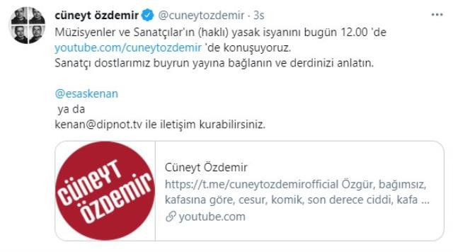 Cüneyt Özdemir sanatçılardan özür diledi - Resim : 2