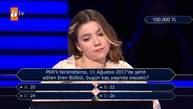 Milyoner’e damga vuran Eren Bülbül sorusu! Sözleri ile yürekleri dağladı… - Resim : 1