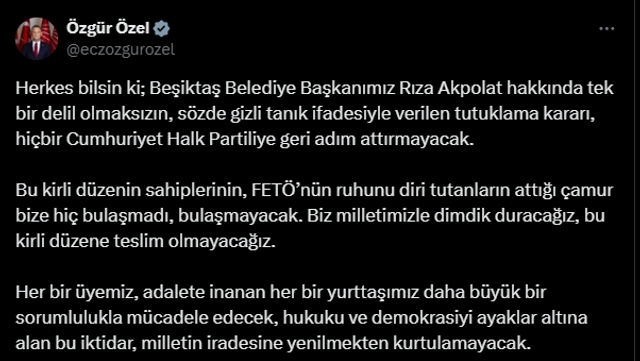 Beşiktaş Belediye Başkanı Rıza Akpolat tutuklandı - Resim : 2
