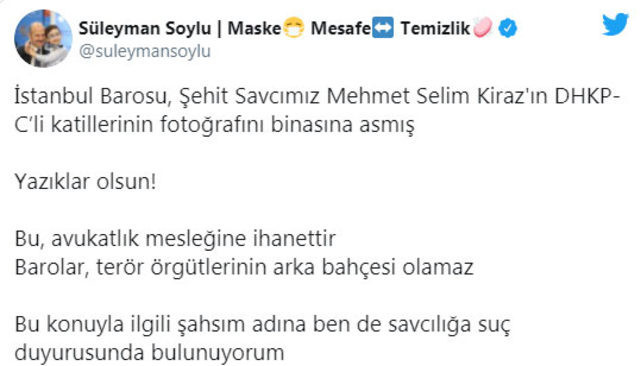 Ebru Timtik posteriyle ilgili İstanbul Barosu'ndan açıklama - Resim : 1