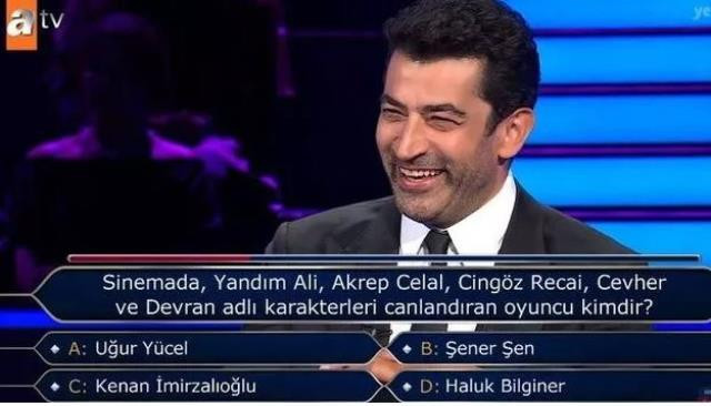 Kim Milyoner Olmak İster'e damga vuran anlar! Kenan İmirzalıoğlu sorusunu bilemedi, jokere gitti - Resim : 2