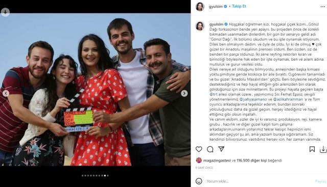 Gönül Dağı'nın finali tüm Türkiye'yi ağlattı! Güzel oyuncu Gülsim Ali sevenlerine böyle veda etti - Resim : 4