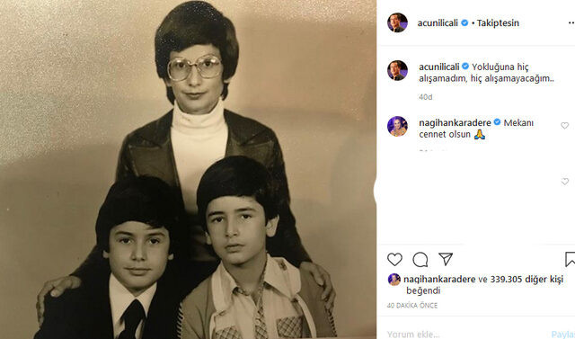 Acun Ilıcalı'dan Anneler Günü'nde duygusal paylaşım: Yokluğuna hiç alışamadım - Resim : 1