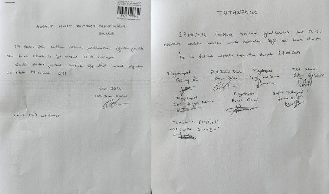 Devlet hastanesinde personele verilen salatadan canlı böcek çıktı - Resim : 1