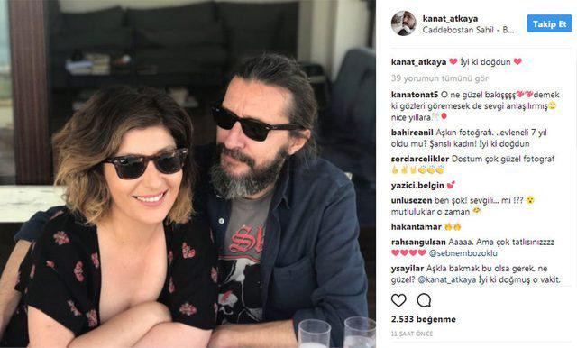 Şebnem Bozoklu ve Hürriyet yazarı Kanat Atkaya evlendi - Resim : 1