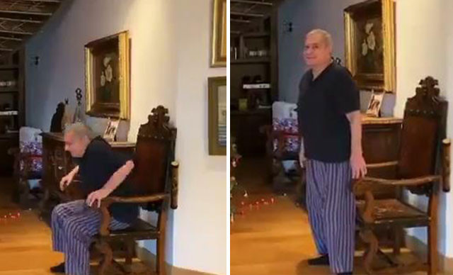 Mehmet Ali Erbil'den 2 yıl sonra bir ilk! Evinin banyosundan paylaştı... - Resim : 1