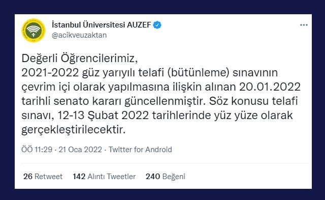 AUZEF’in ‘çevrimiçi sınav’ çelişkisi öğrencileri isyan ettirdi: “Oyun mu oynuyorsunuz bizlerle…” - Resim : 4