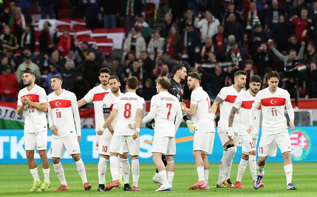 A Milli Takımımız tarihte bir ilki başardı! Macaristan'ın fişini ilk yarıda &ccedil;ektik - Resim : 5