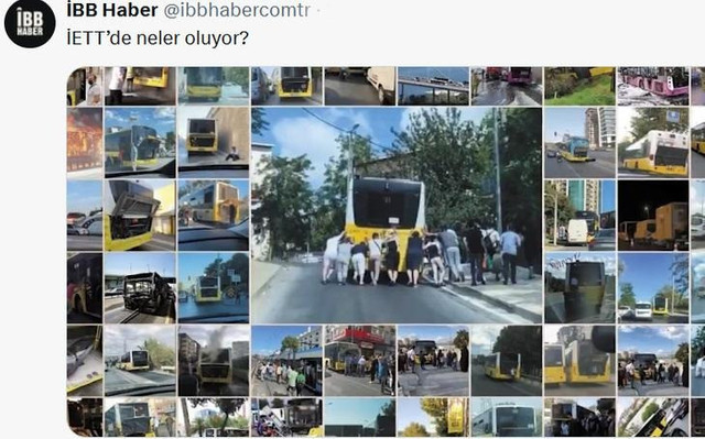 'İBB Haber' sayfasından kafaları karıştıran 'İETT' paylaşımı! Murat Kurum'un ekibinden cevap - Resim : 1