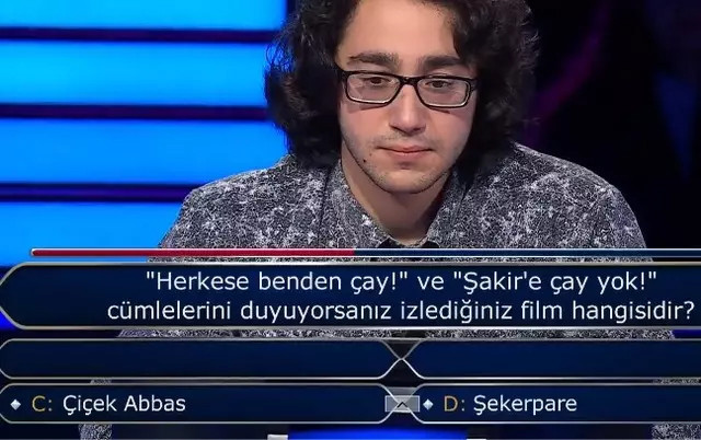 Kim Milyoner Olmak İster'e Yeşilçam sorusu damga vurdu! Yarışmacı joker kullanınca dayanamadı - Resim : 3