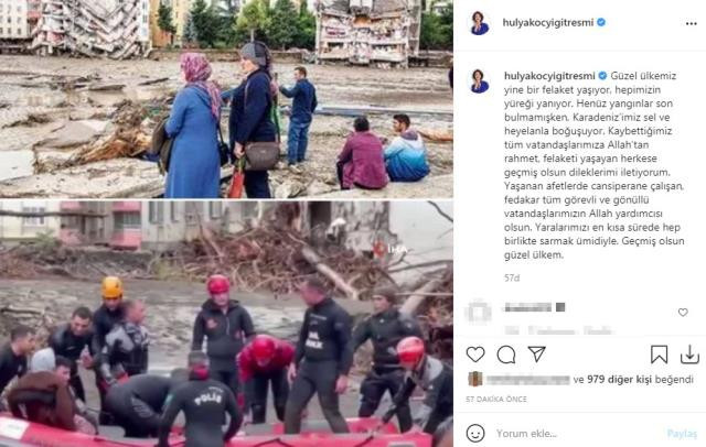 Karadeniz'de sel felaketi! Ünlü isimler yaşanan afete sessiz kalmadı - Resim : 5