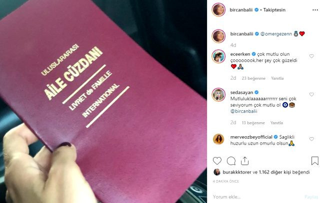 Sunucu Bircan Bali, Ömer Gezen ile sessiz sedasız evlendi - Resim : 2