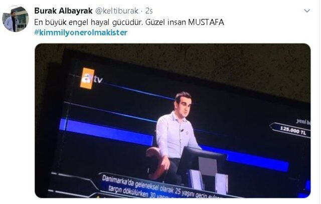 Görme engelli yarışmacı olay oldu! Milyoner'e damga vurdu! - Resim : 3