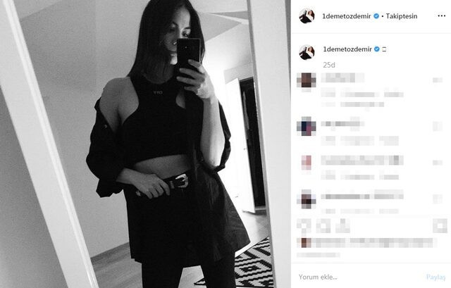 Demet Özdemir'in paylaşımı olay oldu! 'Instagram alev aldı!' - Resim : 1