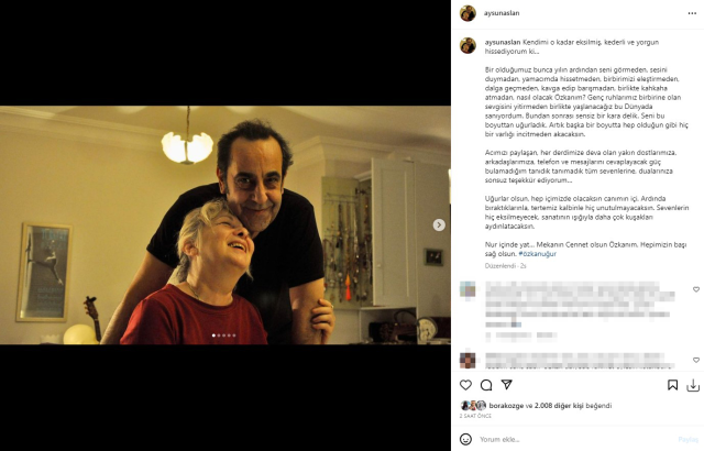 Özkan Uğur’un eşinden duygusal paylaşım! Sözleri yürekleri sızlattı - Resim : 1