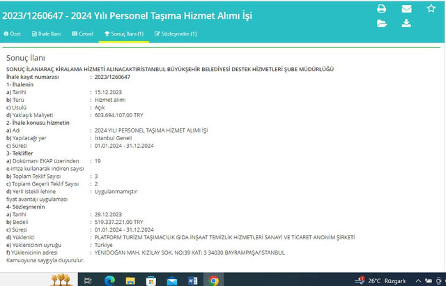 İBB’den Albayraklar'a bir ihale daha... İSKİ personelini damat taşıyacak - Resim : 7