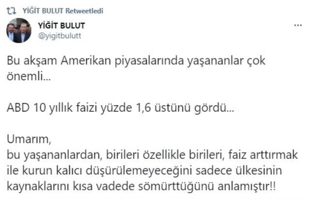 Dolar fırladı, Yiğit Bulut Merkez Bankası Başkanı'na çıkıştı: Umarım anlamıştır - Resim : 1