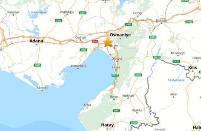 AFAD duyurdu! Hatay'da korkutan deprem - Resim : 1