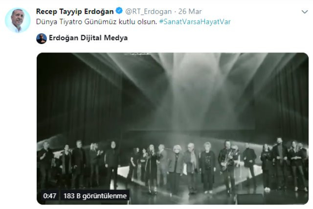 Erdoğan paylaşmıştı! Klipte yer alan sanatçılardan olay çıkış! - Resim : 1
