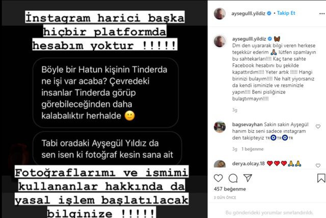 İbo'nun eski eşi Ayşegül Yıldız Tinder'a mı girdi? 'Ne halt yiyorsanız...' - Resim : 1