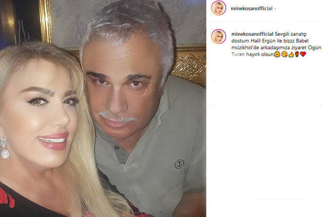 Mine Koşan'ın Halil Ergün paylaşımı olay oldu: "Ağzımızın tadı kaçtı" - Resim : 1
