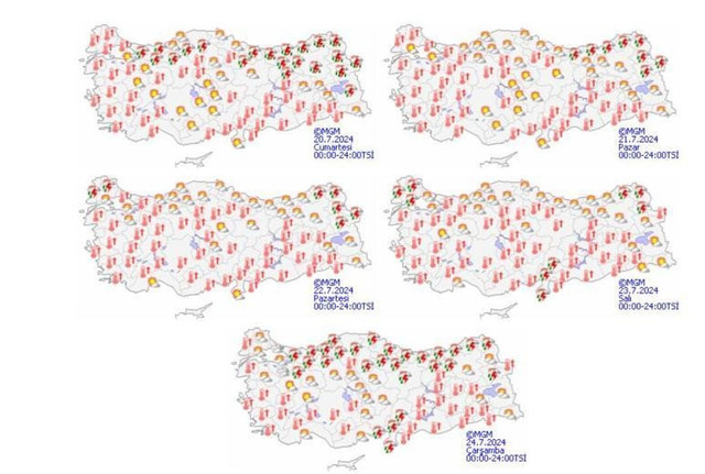 Meteoroloji yeni raporunu yayımladı! Peş peşe uyarılar: Kuvvetli şekilde geliyor! - Resim : 1