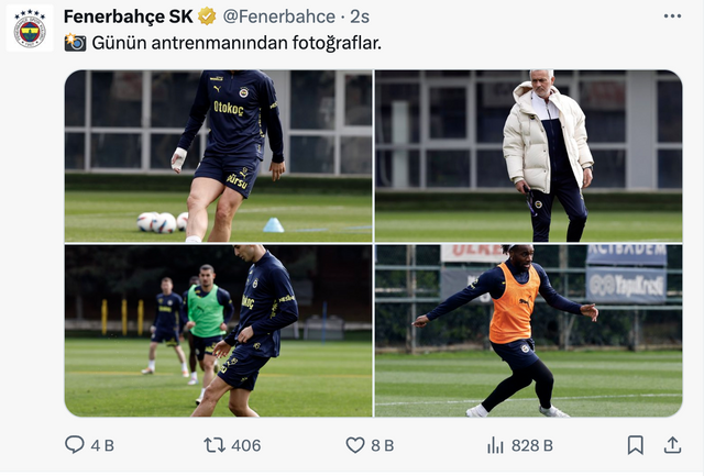 Derbi olaylı geçmişti... Fenerbahçe'den saatler sonra ilk paylaşım! - Resim : 1