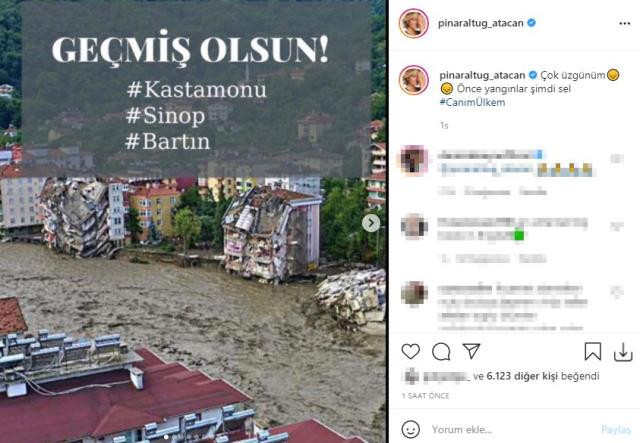 Karadeniz'de sel felaketi! Ünlü isimler yaşanan afete sessiz kalmadı - Resim : 6