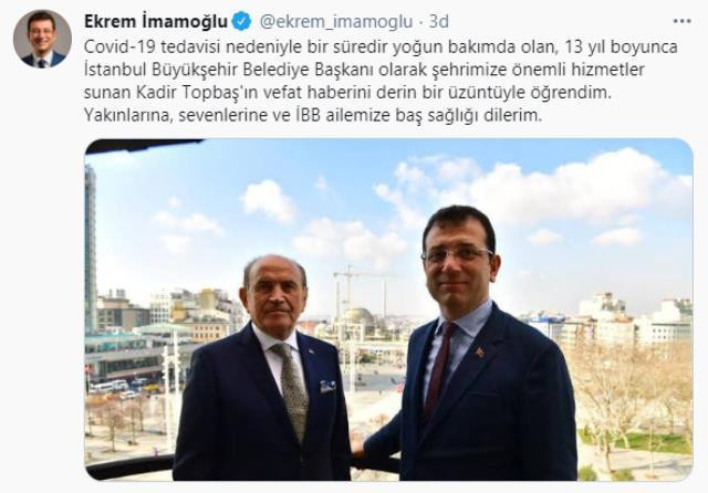 Eski İBB Başkanı Kadir Topbaş hayatını kaybetti! - Resim : 2