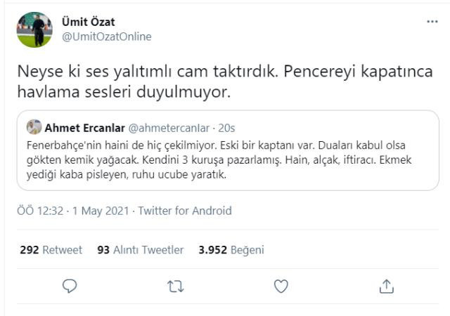 Ümit Özat'tan Ahmet Ercanlar'a sert sözler! "Yalıtımlı cam taktırdık, havlama sesi duyulmuyor" - Resim : 1