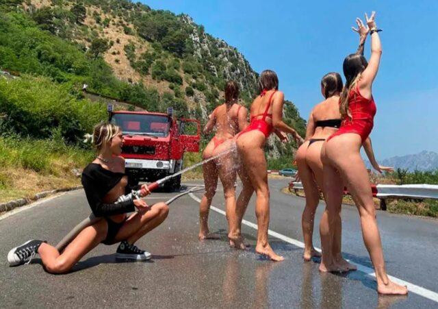 Dubai'deki gökdelende soyunan kadınlardan yeni skandal! Geceyi karakolda geçirdiler! - Resim : 1