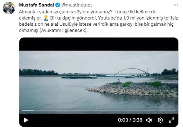 Mustafa Sandal'dan 'İsyankâr' isyanı! “Avukatım ilgilenecek” - Resim : 1