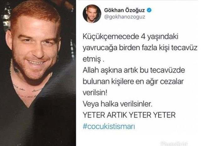 Gökhan Özoğuz ve Alişan'dan tecavüz tepkisi! - Resim : 1