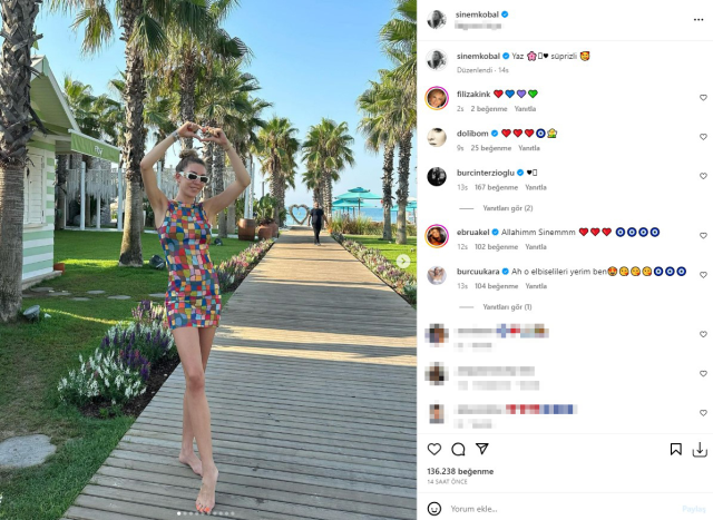 7 yıllık evli Sinem ve Kenan'dan ilk aile pozu! Kızlarının yüzünü gösterdiler - Resim : 1