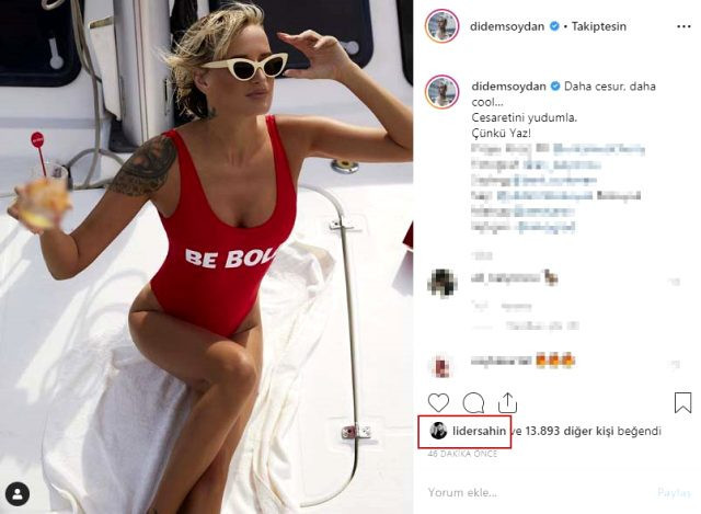 Didem Soydan, kırmızı mayosuyla poz verdi - Resim : 1