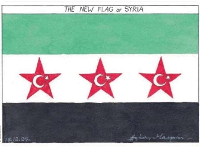 Yayınladıkları Suriye bayrağındaki Türkiye detayı dikkat çekici - Resim : 1